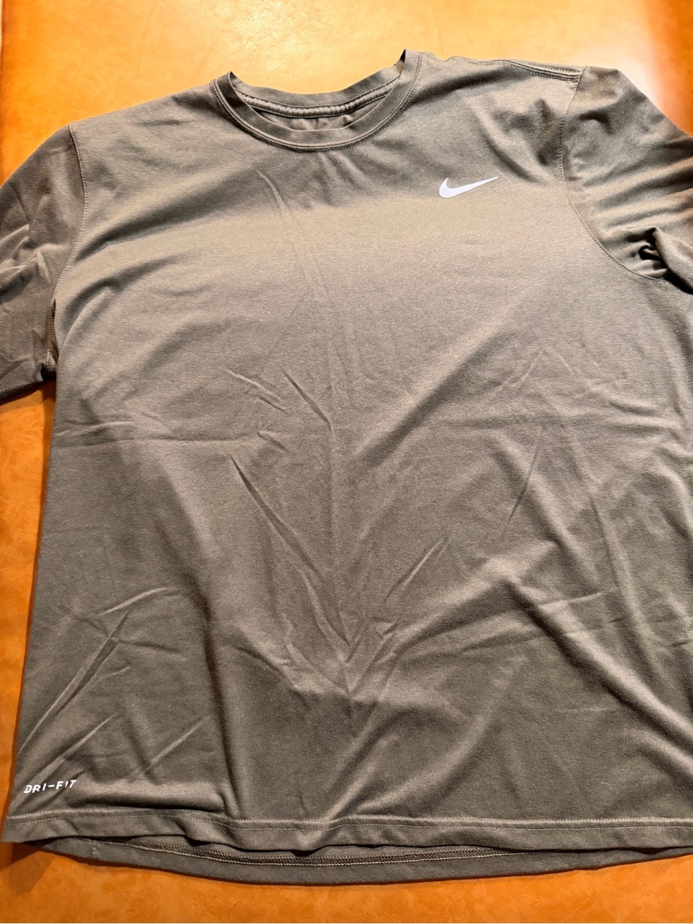 Nike Men’s Crew Dri-FIT T-Shirt in Olive Green